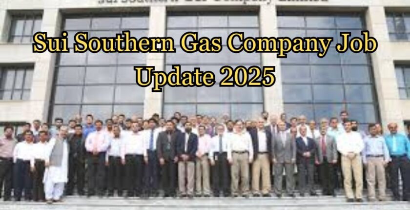 Sui Southern Gas Company Job Update 2025|Online Apply